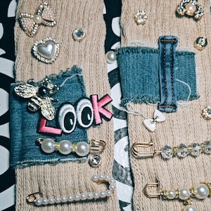 Khaki Color Junk Socks – Soft & Cozy, Slouched Style! | Jean Patches