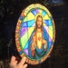 Sacred Heart of Jesus Framed Round Poster - Etsy