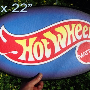 Hot Wheels logo framed oval poster