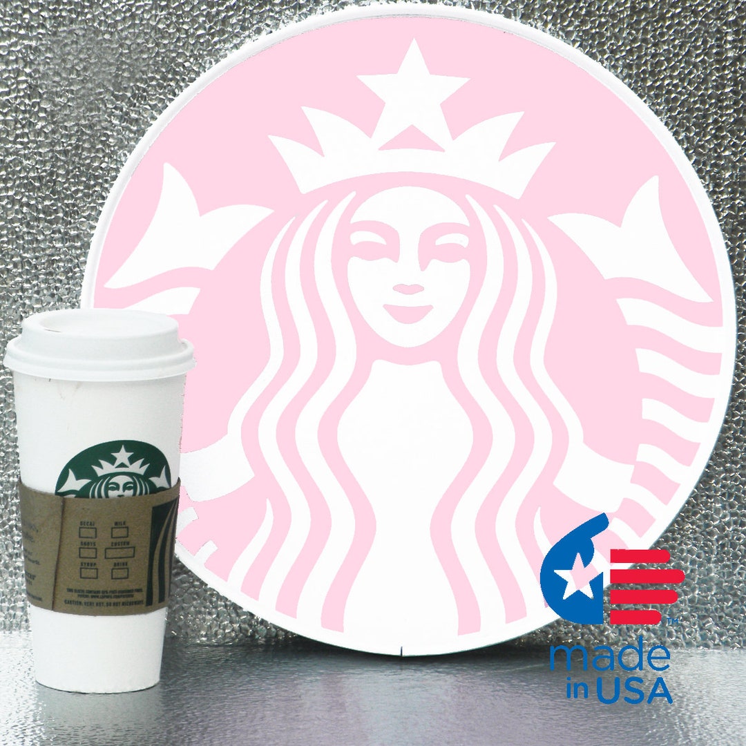 Starbucks Pink Siren, as a Framed Round Poster - Etsy UK
