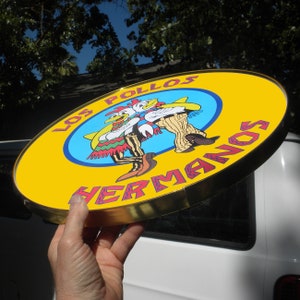 Los Pollos Hermanos Logo, as a Framed Round Poster - Etsy