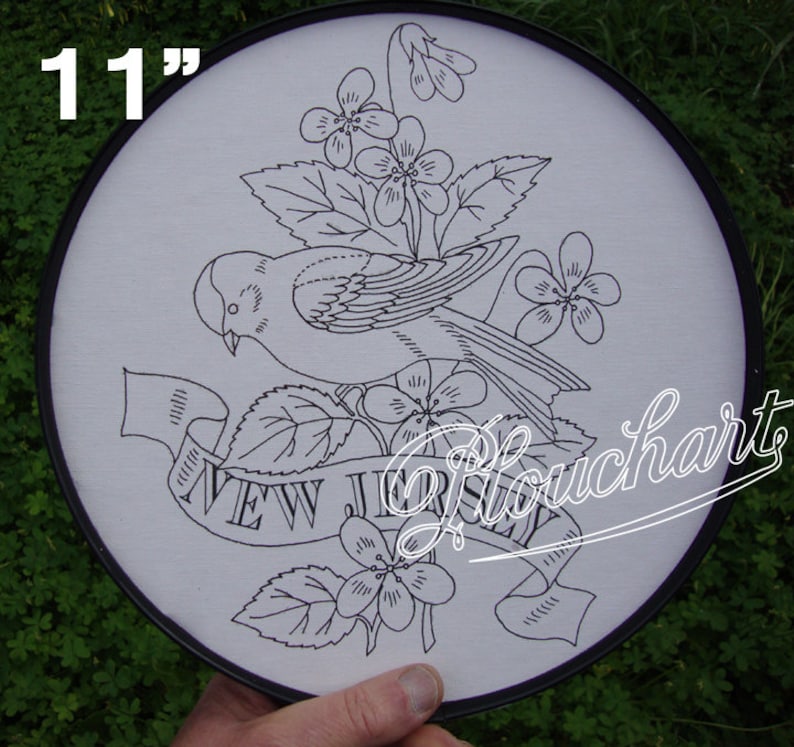 NEW JERSEY State Bird/flower Poster - Etsy