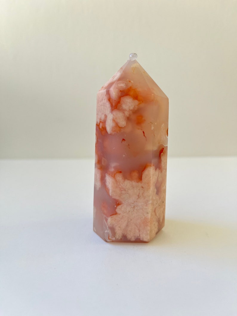 Beautiful Carnelian Flower hotsell Agate Tower