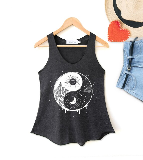 White Yin and Yang Tank Top White Yin and Yang Tank Top