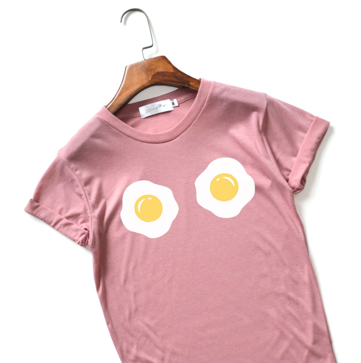 Fried egg shirt fried egg boob shirt bikini funny shirt Etsy
