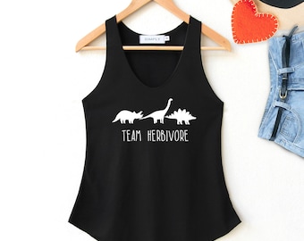 Team herbivore Shirt herbivore funny shirt Tank Top Clothing Tank Top Womens