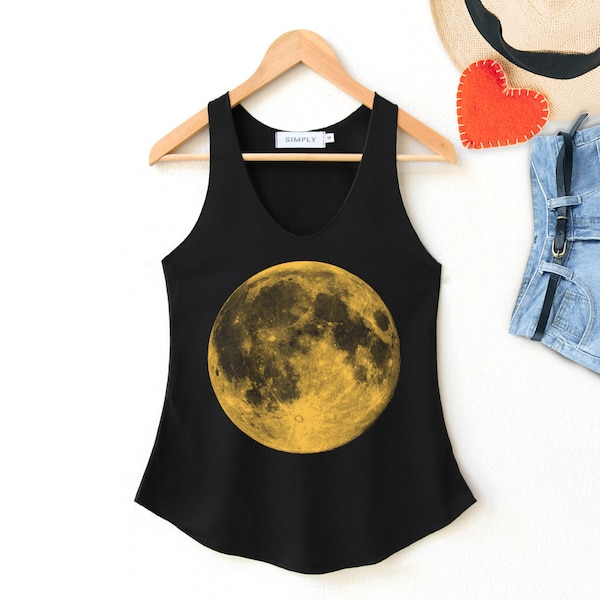 Moon Tank Top Etsy