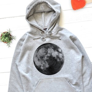 Full Moon Hoodie Moon Shirt Full Moon Night Shirt Hoodie High - Etsy