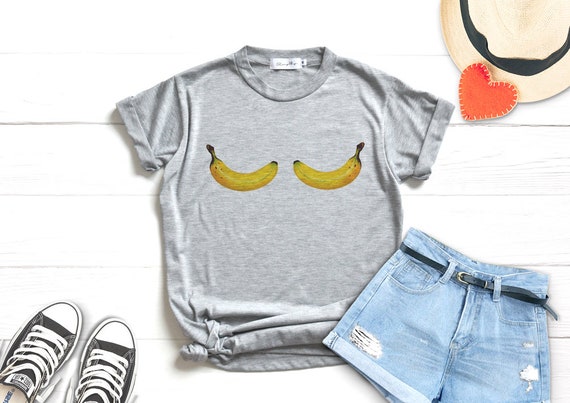 Banana Shirt Banana Boob Shirt Boob Boobs Shirt Bananas Bikini