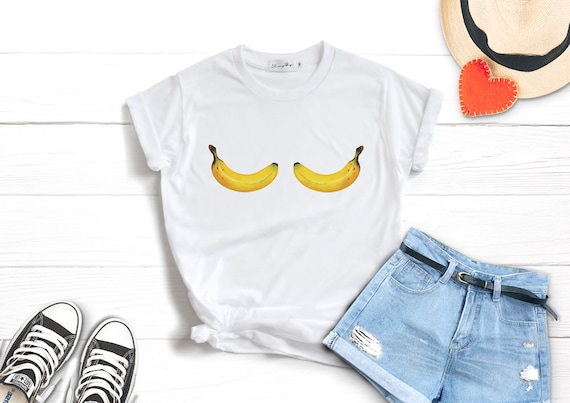 Banana Shirt Banana Boob Shirt Boob Boobs Shirt Bananas Bikini Clothing  Women Unisex -  Canada