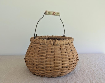 Vintage Basket with Handle