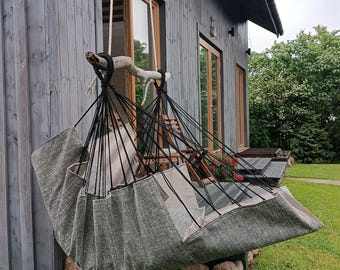 hammock, hanging chair. Mistrain with beige