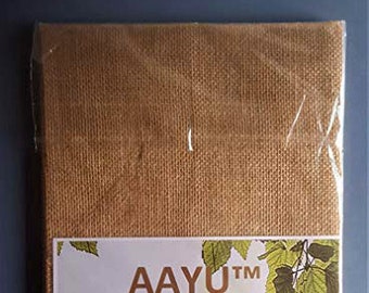 Feuilles imprimables en toile de jute AAYU | Jet d’encre imprimable | 8,5 x 11,5 pouces | Pack 10 PCS | Parfait pour scrapbooking, embellissements, cartes, artisanat