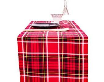 MacBrayne Tartan Crest Table Runner - Cotton table runner main image 1