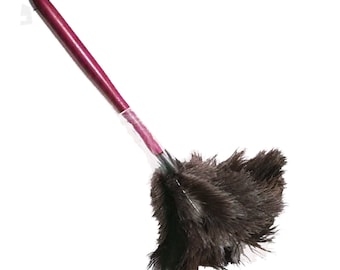 Premium Ostrich soft Feather Duster, Cleaning Duster, Long Wooden Handle, Duster for Keyboard Office, Exterior Cleaner, Eco friendly duster