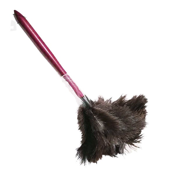 Premium Ostrich soft Feather Duster, Cleaning Duster, Long Wooden Handle, Duster for Keyboard Office, Exterior Cleaner, Eco friendly duster