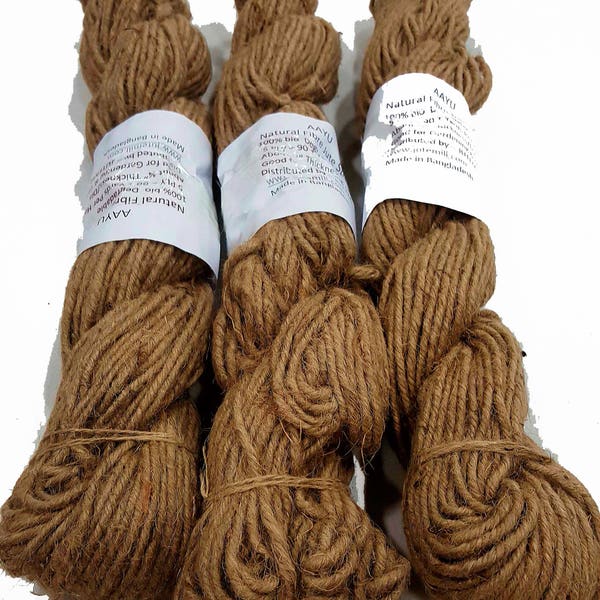 200 ft  hank Jute Rope 5 Ply, Jute burlap Rope Twine, Natural Jute, Twine Rope for tomato, Twining tie string, Vine support cord,