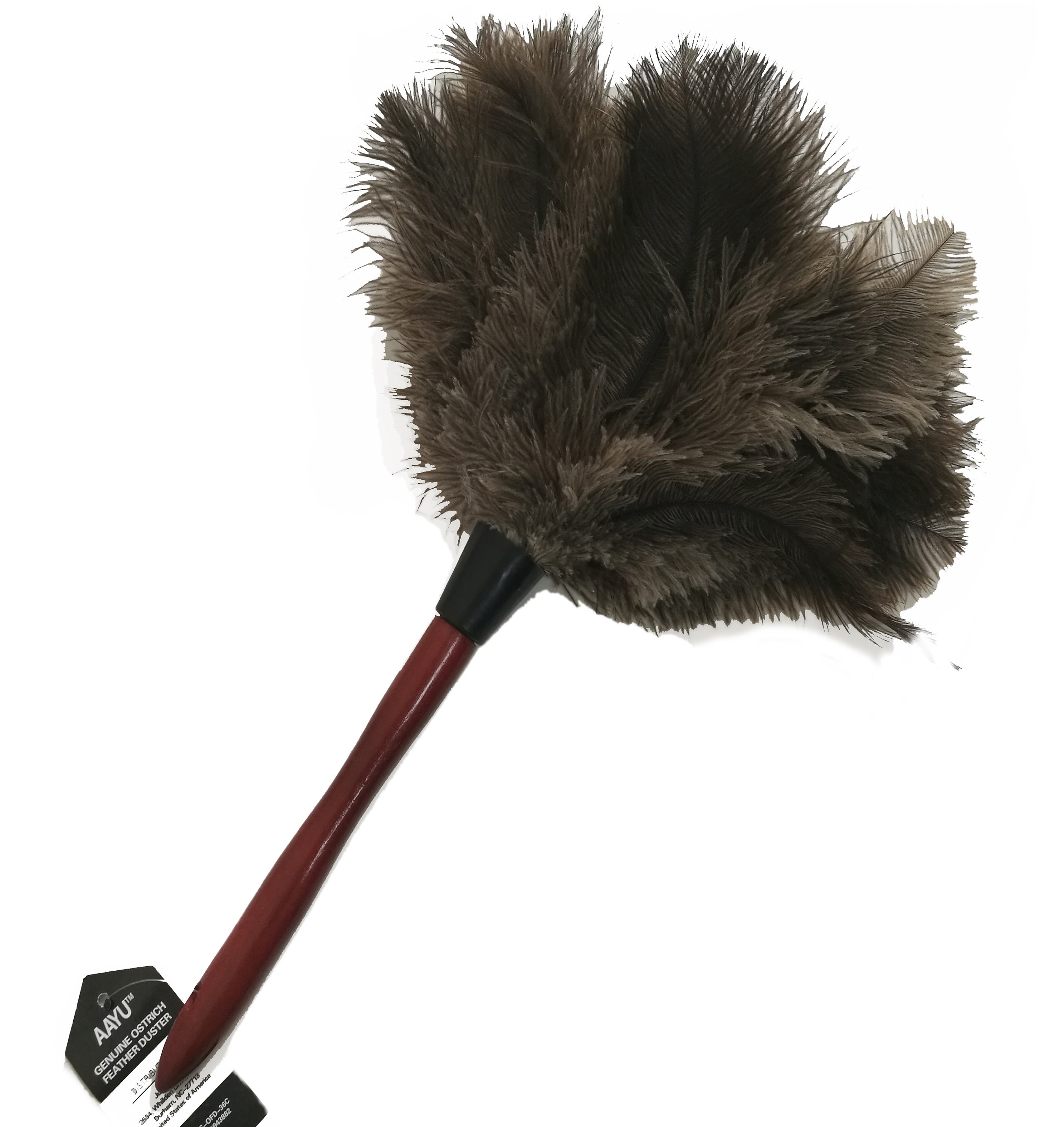 AAYU Ostrich Feather Duster With Long Wooden Handle Natural Etsy