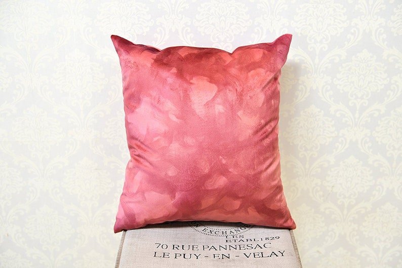 AAYU Square Pillow Covers 18x18 inch Velvet Base Soft Fabric Pack of 4 Trendy Pattern Printing on Both Sides