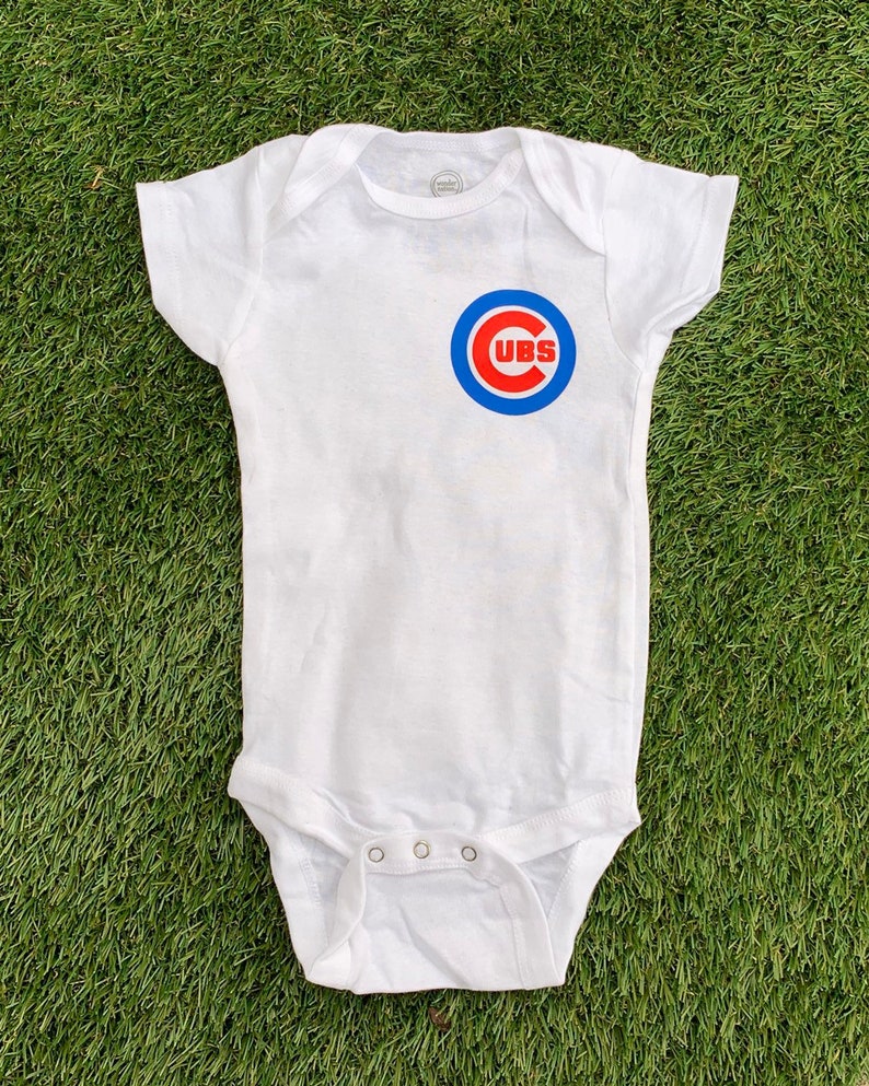 Chicago Cubs Personalized baby Bodysuit