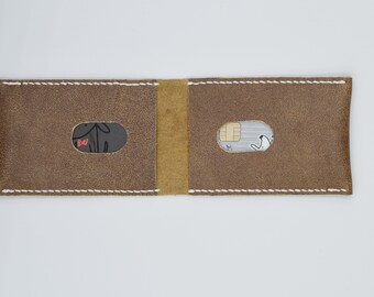 JIMOI‧ Card Case with up and down open