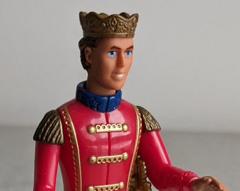 Collectible 2001 Mattel Barbie Prince Charming Action Figure/ Barbie Nutcracker Kenn Plastic Cake Topper/Barbie Plastic Cake  Decoration