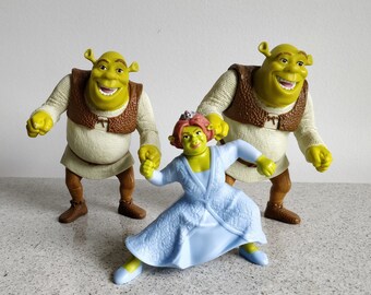 Shrek And Fiona Christmas Ornament Magnet Dollhouse Miniature