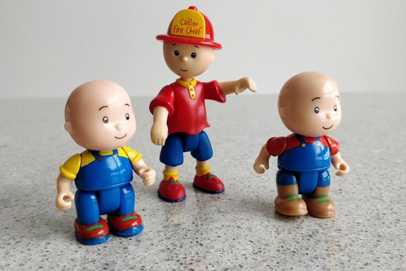 Birthday Pvc Caillou Cake Toppers Original Plastic Caillou Etsy