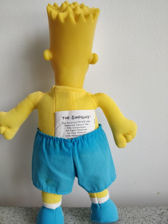 Collectible Homer and Bart Simpson Rubber Dolls/vintage Collectible Homer and Bart Simpson Rubber Dolls/vintage