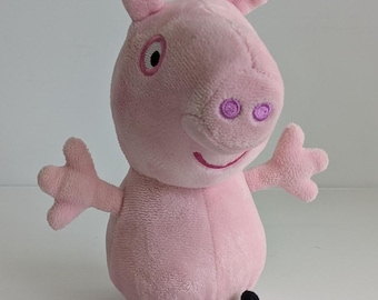 VTG Peppa Pig 7” Plush Stuffed Toy ABD Ltd/Ent One UK 2003 No Clothing/Peppa Pig Plush Doll