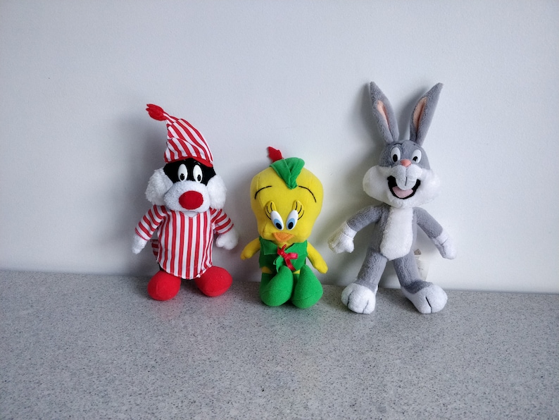 Vintage Collectible Looney Tunes Plush Dolls/Looney Tunes Etsy