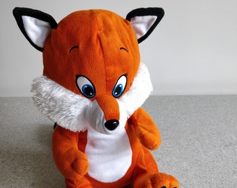 Collectible Jumbo Fox Stuffed Animal Plush/Sitting Fox Plush Toy /Sitting Fox Plush Toy 16"/Fox Plush Toy