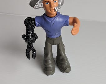 Vintage 2002 McDonalds lego Galidor Nick 5.5" Tall / Collectible Lego Galidor Defender Nick Plastic Figure
