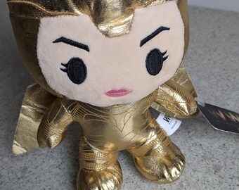 Vintage 8" Cinemark Exclusive WW 84 Golden Wonder Woman 8 inch Plush with Tag