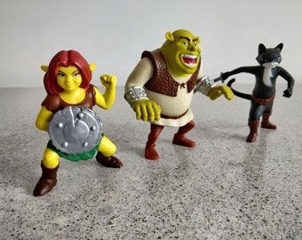 Collectible Shrek Plastic Action Figures/Collectible Shrek Cake Toppers/Collectible Shrek Plastic Decorations
