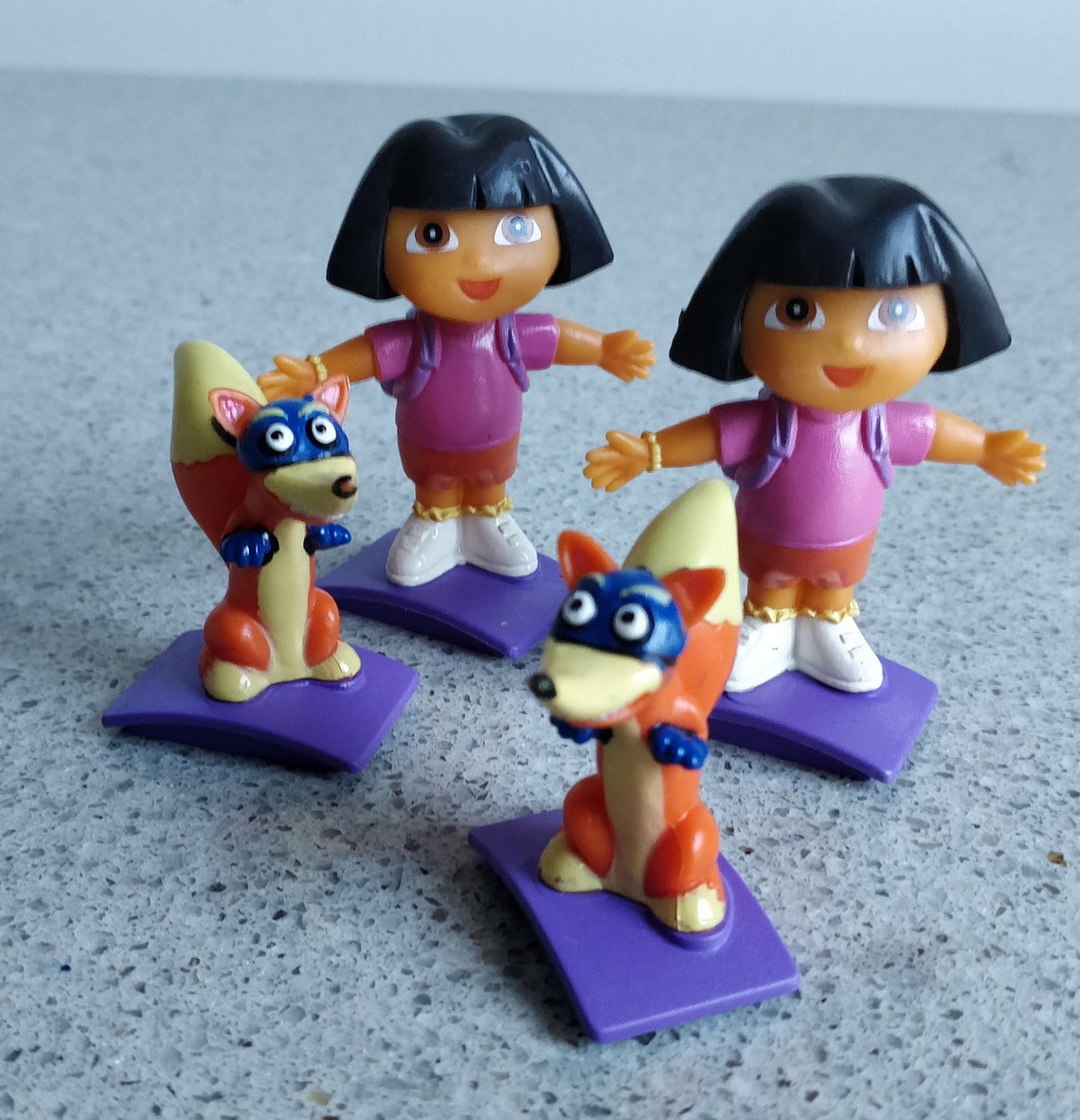Set of 2 Collectible Dora the Explorer Plastic Cake Toppers/ | Etsy
