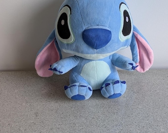 Collectible Stitch Disney Huge Plush Toy /Disney Stitch Plush Sitting Ears Down Stuffed Animal  Toy