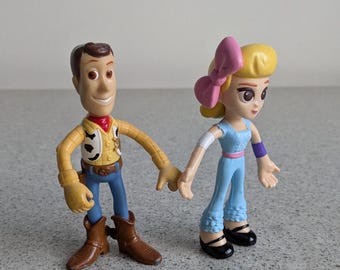Toy Story Action Figures: Woody and Bo Peep Cake Toppers