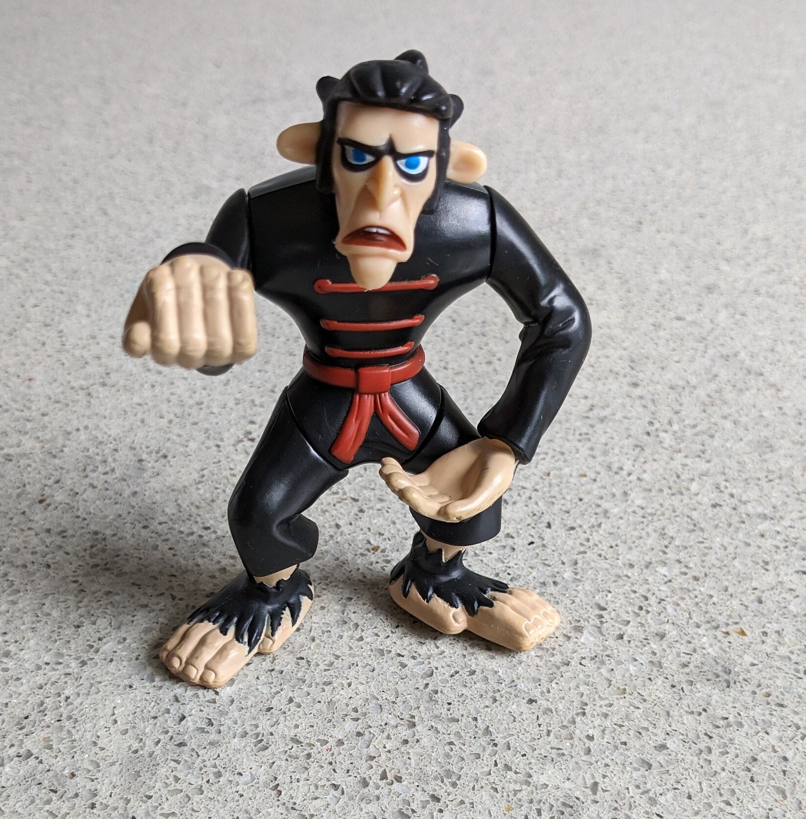 2003 Disney Kim Possible Monkey Fist /Kim Possible McDonalds 2003 Monkey Fist 4 Inch Action Figure Happy Meal Toy