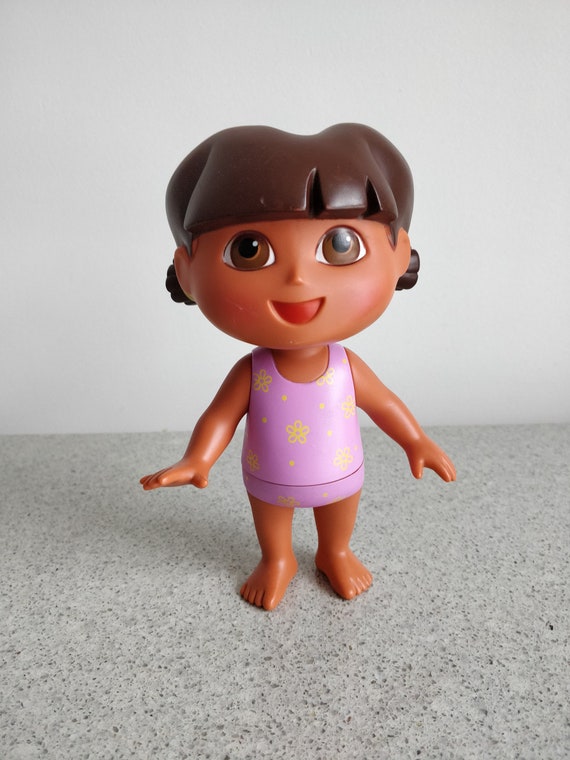 Vintage Dora The Explorer Hard Rubber Doll Collectible Dora Etsy Denmark