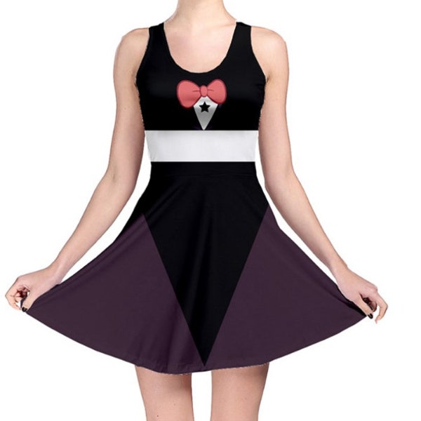 Sardonyx Cosplay Dress - Skater Dress Crystal Gem Dress Fusion Dress Nerdy Dress Geeky Dress Plus Size Dress