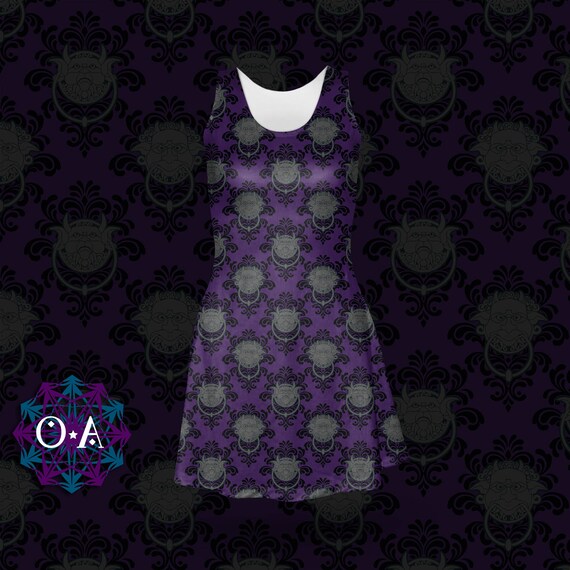 Labyrinth Dress Door Knocker Damask Dress Door Knocker Dress Comicon Dress Geeky Dress Goblin King Dress