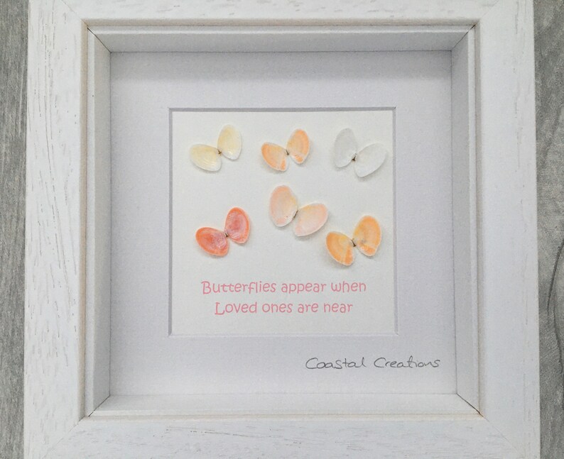 Butterflies appear when loved ones are near memorial gift. Etsy