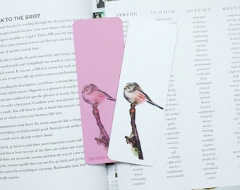 Bird Bookmark | Bookmark | Double Sided | Wildlife Gift | Book Worm Gift