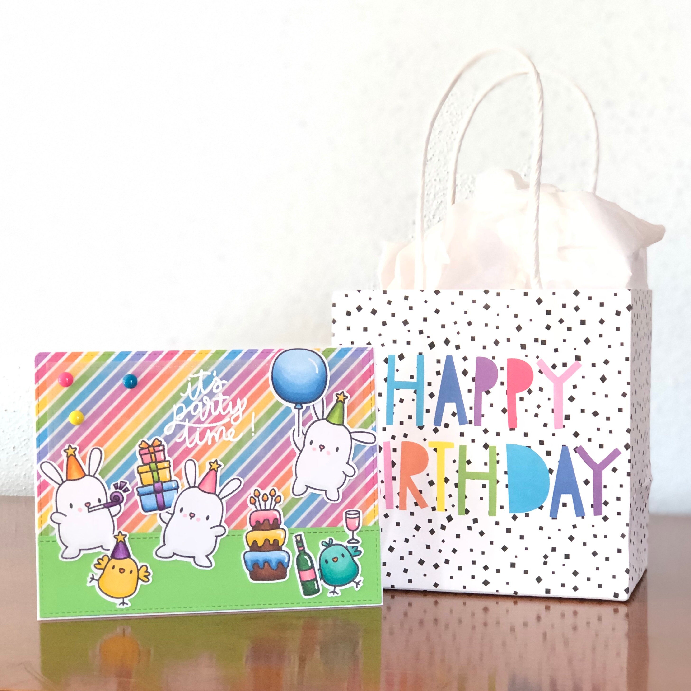 Bunny Birthday Card Rabbit Birthday Card Fun Birthday Card | Etsy