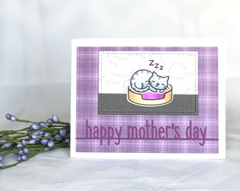 Cat Mothers Day Card - Mothers Day Card from Cat - Happy Mothers Day Card - Cat Greeting Card - Pawsome - Kitty Card - Kitten Card