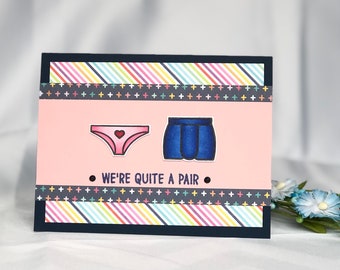 Funny Anniversary Card - Silly Anniversary Card - Underwear Card - Undies - Funny Anniversary Card for Husband - Funny Love Card