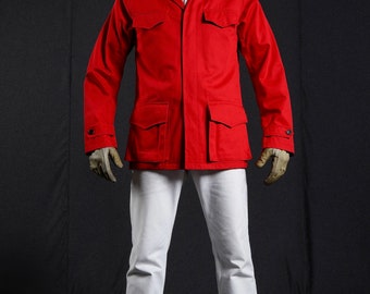 Cotton Field Jacket with removable Wool/Cashemire Liner