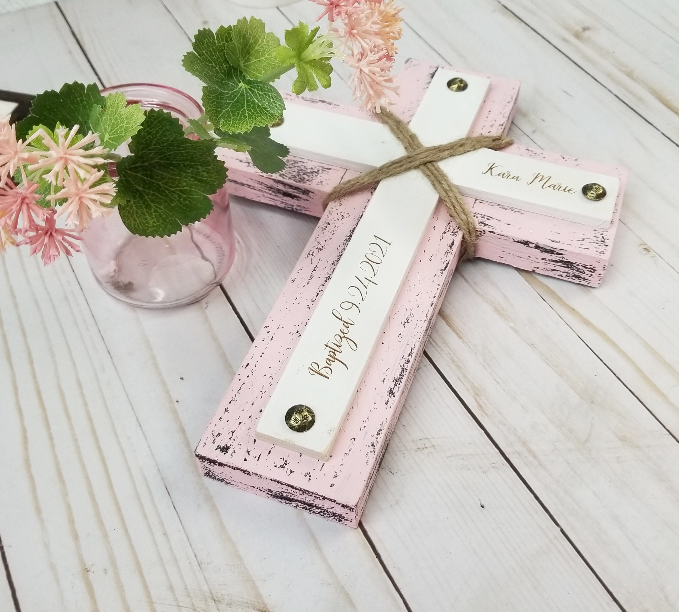 PERSONALIZED BAPTISM CROSS Baptism Gift for Girlbaptism for Etsy