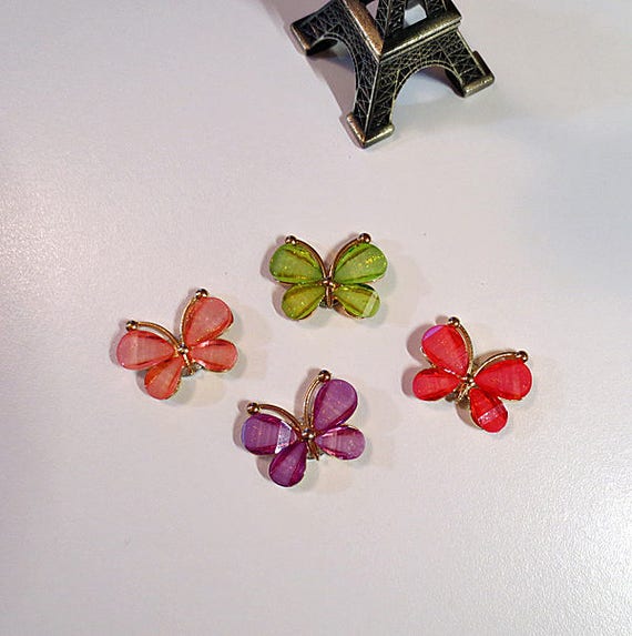 Faceted Butterfly Needle Minder Choice Of Colors